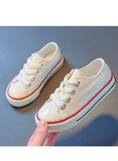 CONVERSE Converse children's shoes white low-cut comfortable casual breathable shoes for boys and girls  - Image 3