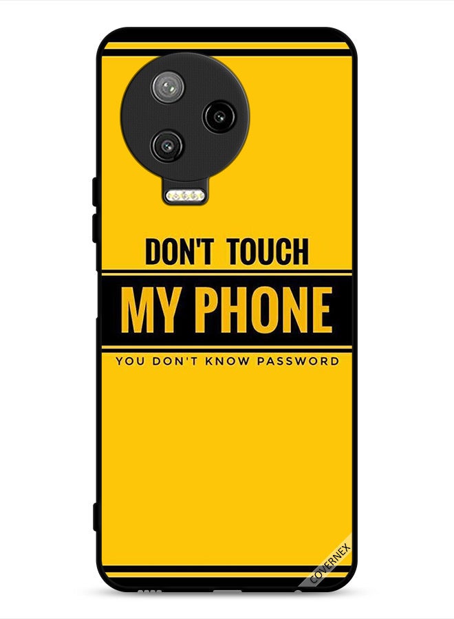 Covernex Infinix Note 12 Pro 4G Protective Case Cover Don't Touch My Phone You Don't Know Password - Image 1