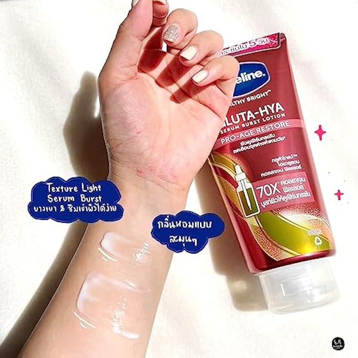 Vaseline Healthy Bright Gluta Hya Serum Burst Lotion Pro-Age Restore 300 Ml - Image 3