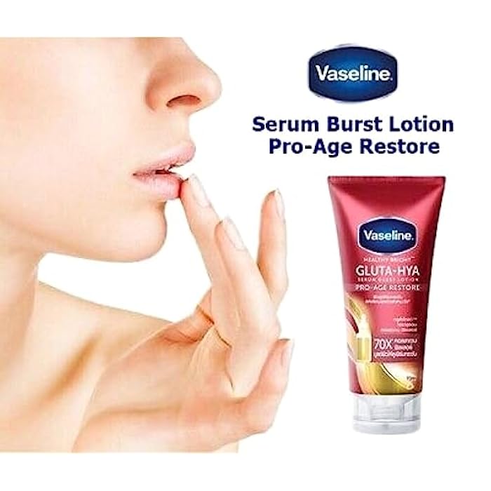 Vaseline Healthy Bright Gluta Hya Serum Burst Lotion Pro-Age Restore 300 Ml - Image 4