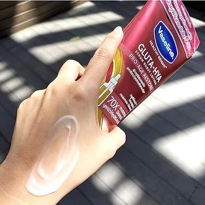 Vaseline Healthy Bright Gluta Hya Serum Burst Lotion Pro-Age Restore 300 Ml - Image 5
