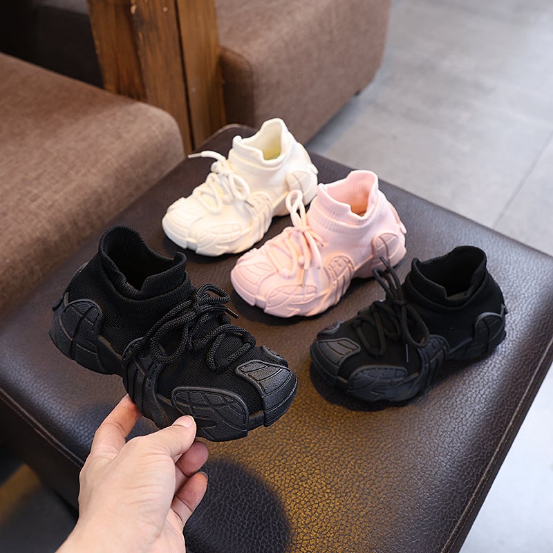 Mesh Sneakers Lightweight Flexible Sole Walking Shoes For Kids Indoor And Outdoor Activities - Image 2