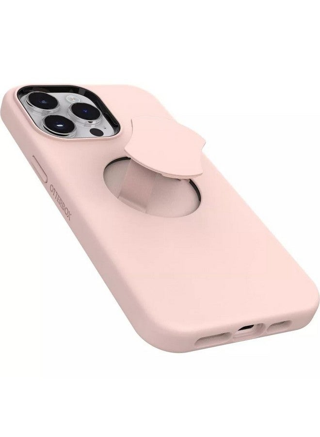 أوتربوكس جراب OtterBox OtterGrip Symmetry Series لهاتف iPhone 14 Pro Max - وردي فاتح، مقبض مدمج، جراب أنيق، يُثبّت على MagSafe، حواف مرتفعة لحماية الكاميرا والشاشة - Image 3