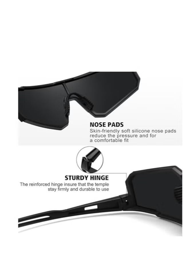 Polarized Sports Sunglasses for Men Women Driving Fishing Cycling Mountain Bike Sunglasses UV400 Protection - Image 5