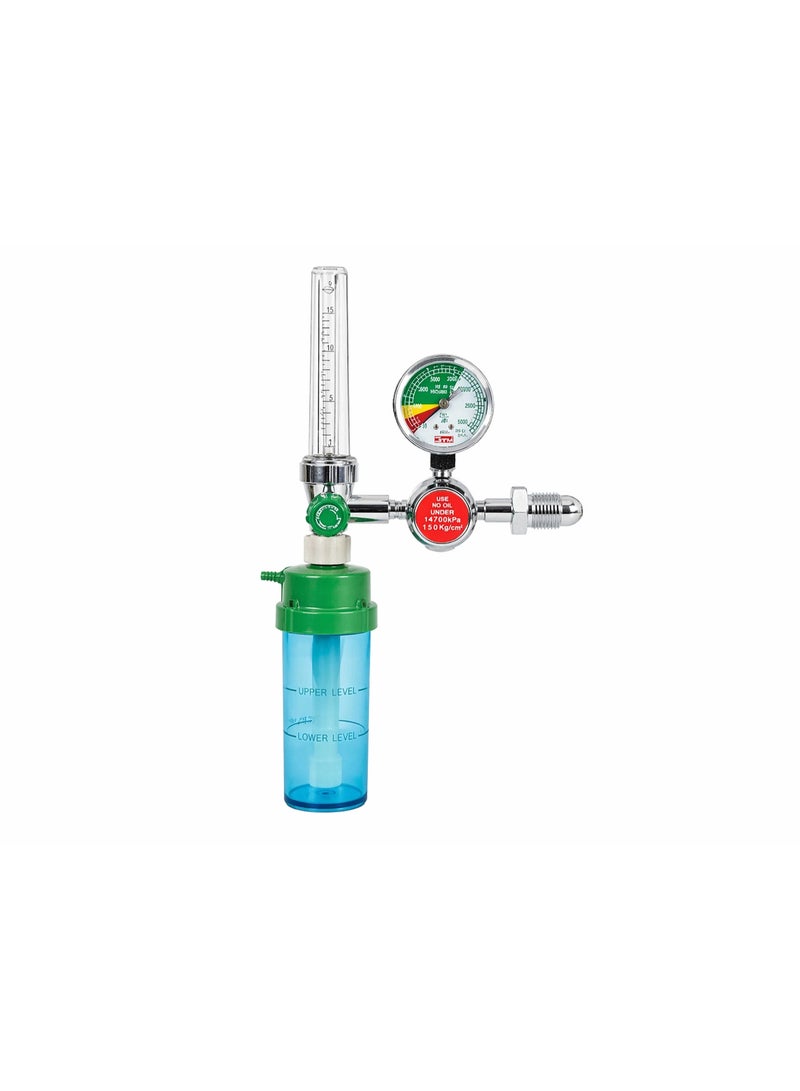 ثري تي ام  3TM منظم أكسجين طبي مع مقياس ضغط وفلوميتر وزجاجة ترطيب - Medical Oxygen Regulator موديل YR-86 - Image 1