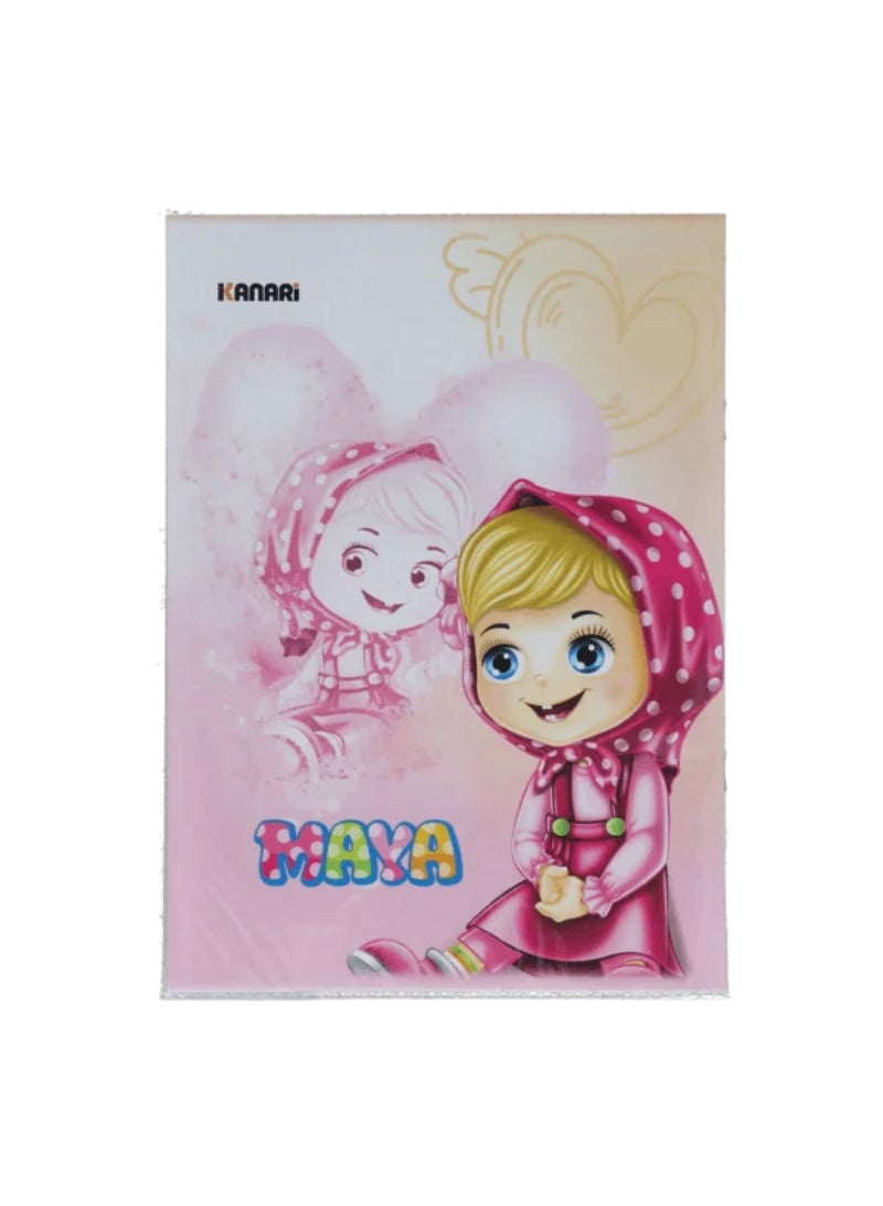 Kanari 4-Piece 40-Sheets Girls Assorted Design Notebook Multicolor 90019-0001 - Image 2