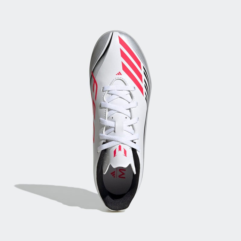 Adidas F50 MESSI CLUB TF J FTWWHT/LUCRED/SILVMT - Image 3