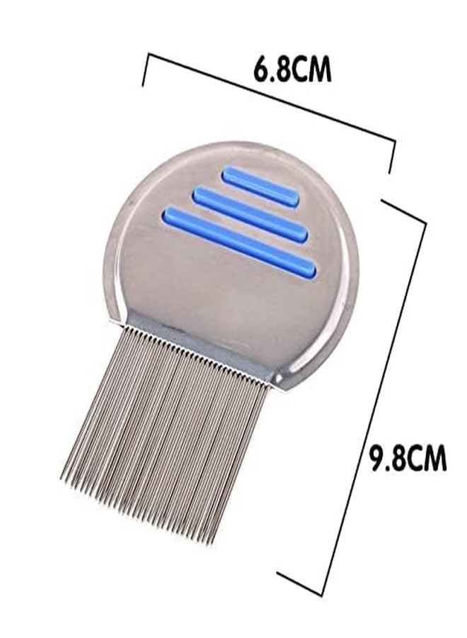 Aasakt 2 Pieces Lice Comb For Women And Kids Stainless Steel Lice Egg Nit Lice Egg Removal Comb - Image 3
