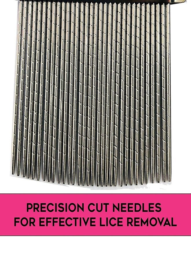 Aasakt 2 Pieces Lice Comb For Women And Kids Stainless Steel Lice Egg Nit Lice Egg Removal Comb - Image 4