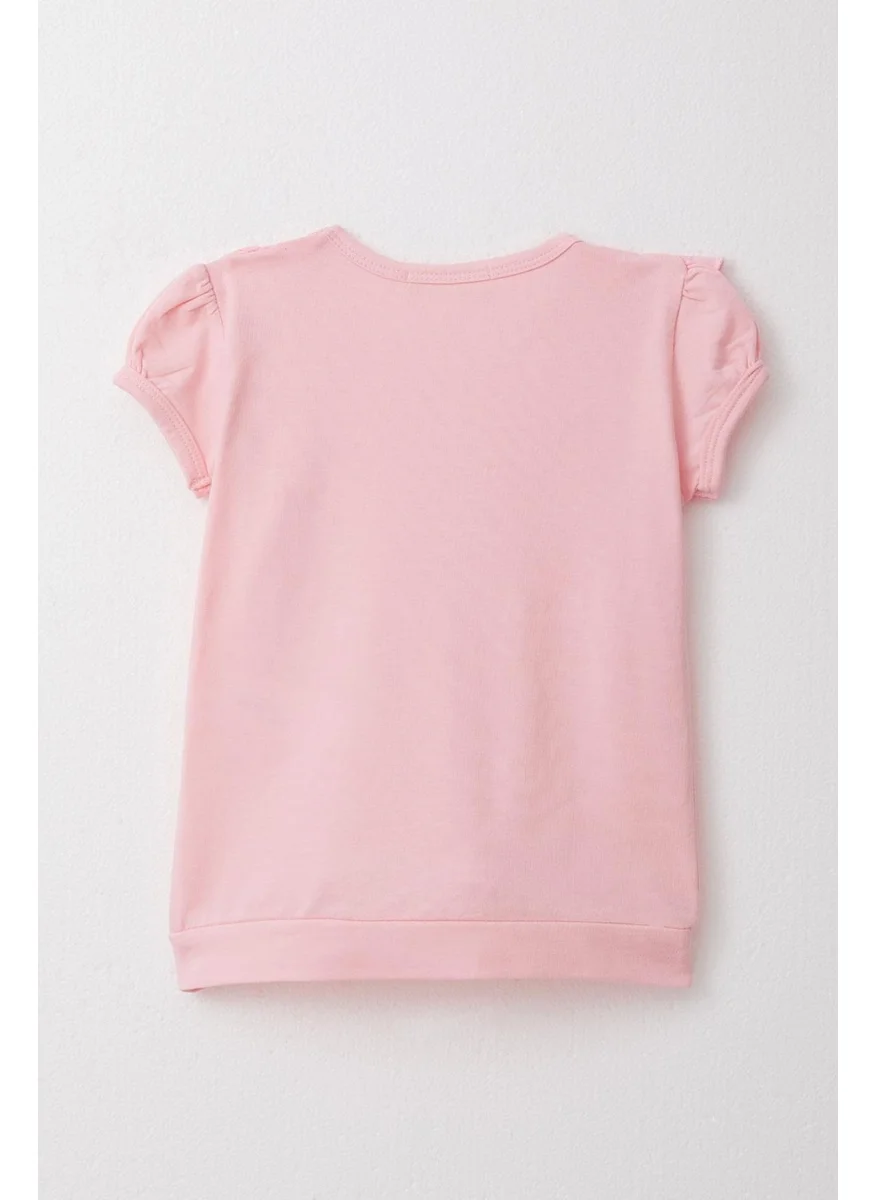 بريز Girl's T-Shirt Laced 1.5-5 Years, Pink