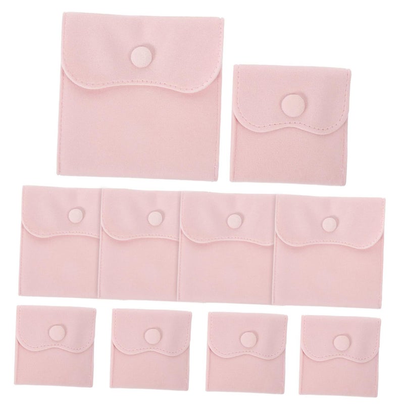 10Pcs Velvet Jewelry Storage Bag for Rings Earrings Travel Organizer Pouch - Image 2