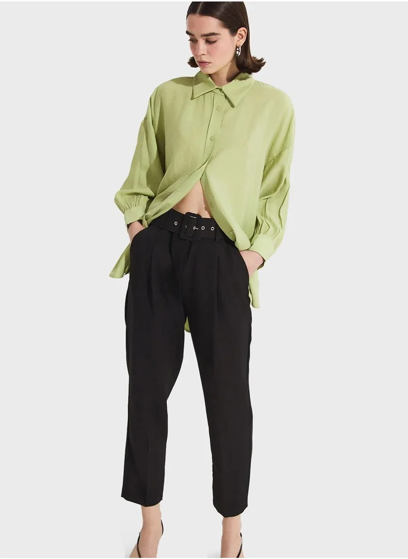 جون Tensel  Button Down Shirt