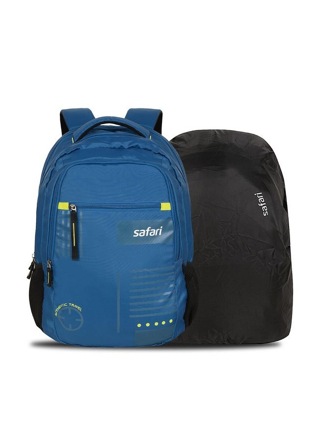 Safari Safari Swagpack 35 Ltrs Large Laptop Backpack With 3 Compartments and Raincover - Blue (SWAGPACK19CBBLU)  - Image 1