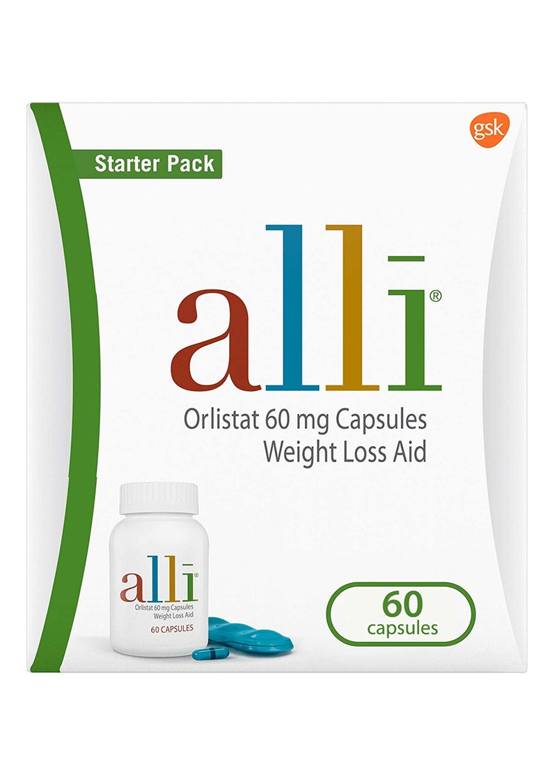 alli Diet Weight Loss Supplement Pills 60 Count 