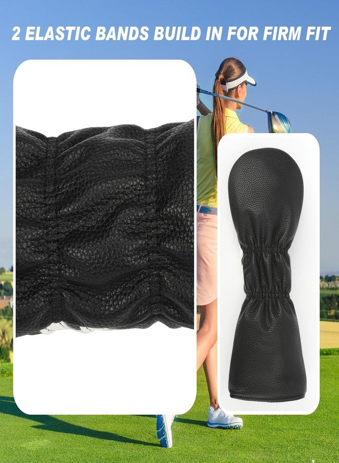 Frimon Golf Club Covers,4pcs Golf Head Covers for Woods and Driver Fairway Hybrids for Golf Clubs Women Men - Image 4
