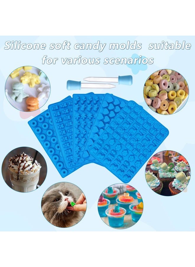 Sidosir 7Pcs Non-Stick Safari Jungle Animal Chocolate Silicone Mold, Gummy Bear Mold for Parties, Silicone Dinasur for Make Gummies, Gummy Heart for Home Diy - Image 5