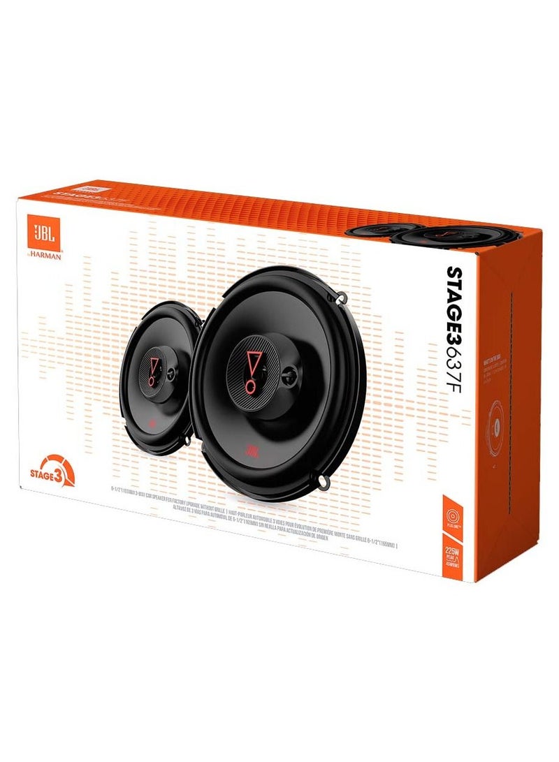 Jbl Stage3 637F 6.5 Inch Three Way Car Audio Speaker | 45W RMS, 135W Peak - Image 4