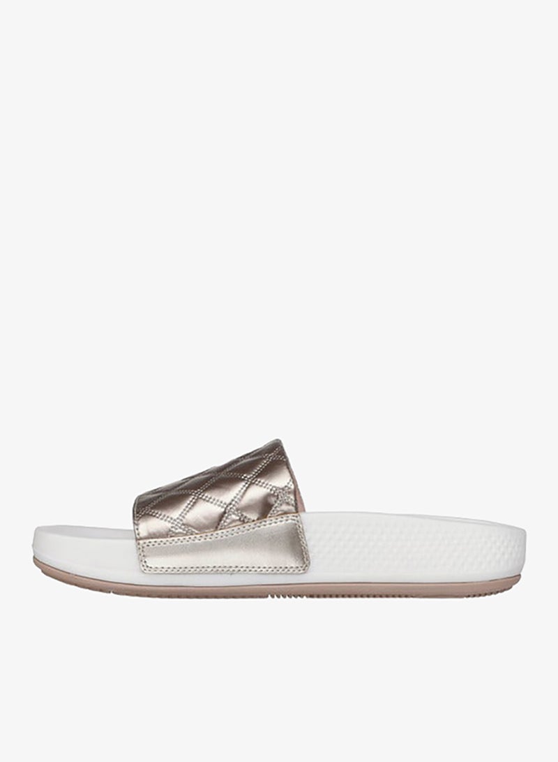 SKECHERS نعال نسائية بتصميم قوس مريح - 141711-ذهب - Image 4