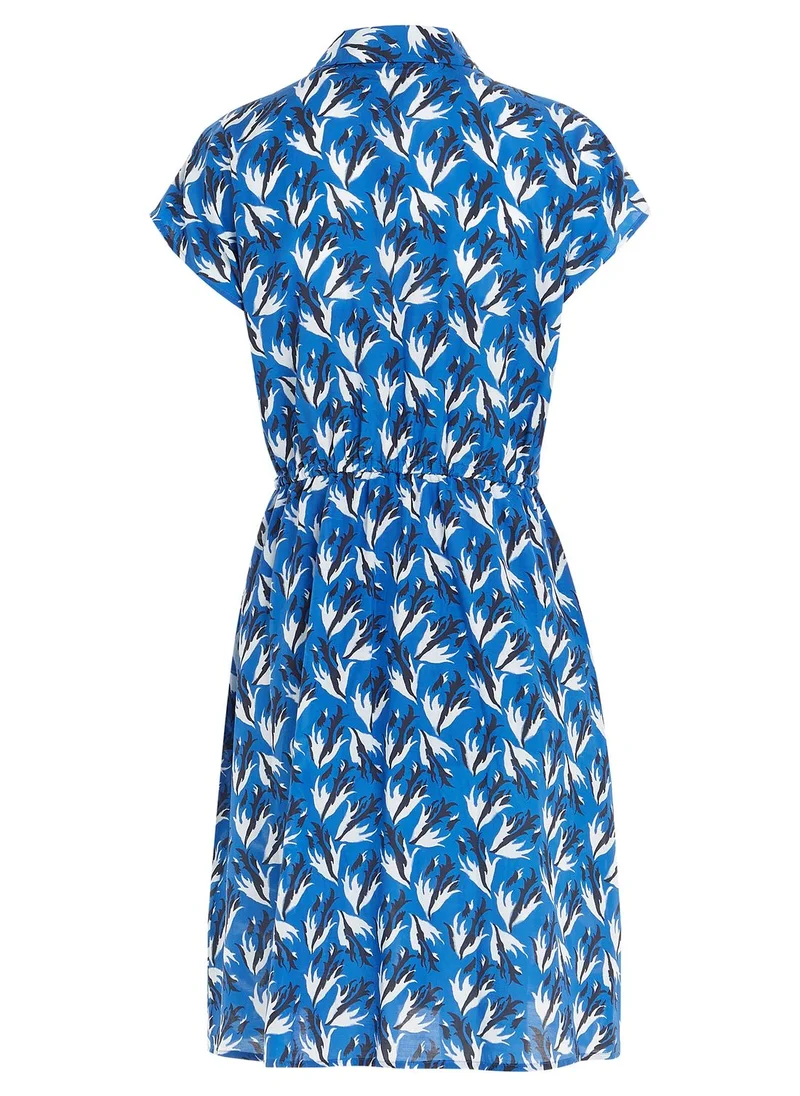 TOMMY HILFIGER Tie Detail Printed Dress