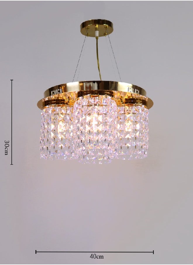 Fiamco modern chandelier with 3 LED lights - 4658-4P  - Image 1