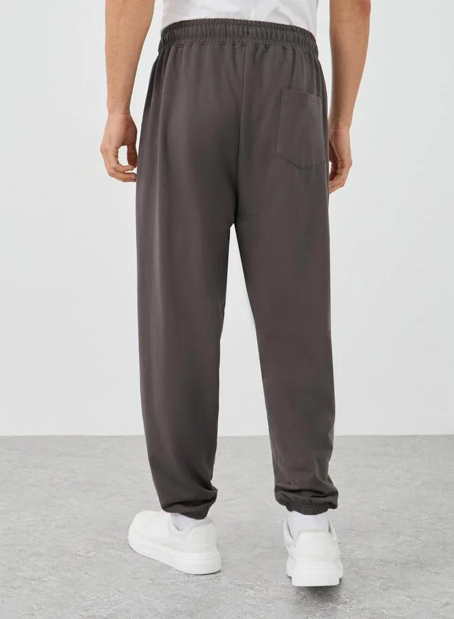 Styli Styli Oversized Fit Joggers with Drawstring