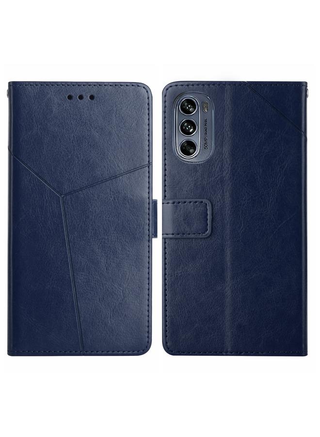 S-TOP Case For Motorola Moto G62 5G Y Stitching Horizontal Flip Leather Phone Case - Image 1