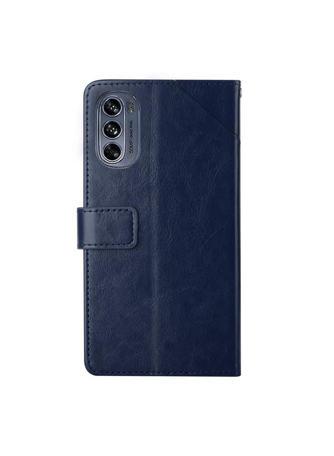S-TOP Case For Motorola Moto G62 5G Y Stitching Horizontal Flip Leather Phone Case - Image 3