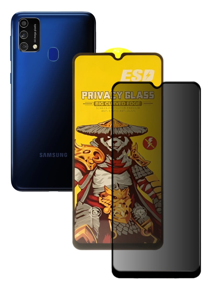 ESD Tempered Dustproof Privacy Glass Screen Protector Compatible For Samsung Galaxy M21s - Image 1