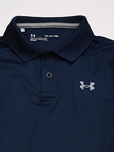 Under Armour Boys' Performance Polo (Big Kids) (Academy/Steel - 408, X-Large) - Image 2