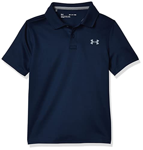 Under Armour Boys' Performance Polo (Big Kids) (Academy/Steel - 408, X-Large) - Image 1