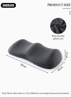 DUNISO Memory Foam Knee Pillow,Knee Pillow Leg Elevation Wedge Pillow,Leg Pillows for Sleeping,Elevation Pillow for Relieve Sciatica, Back, Knee, Joint and Pregnancy Pain  - Image 4