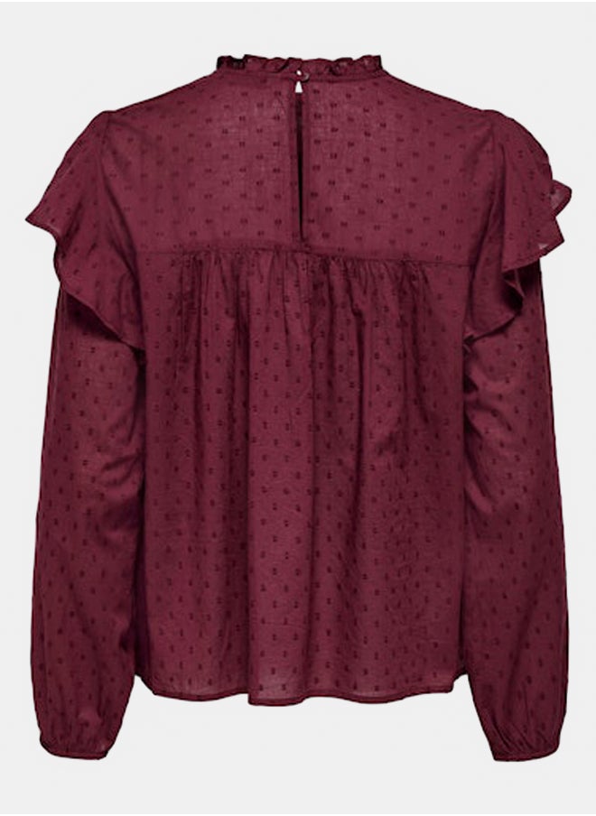 ONLY Onlkatti L/S Dobby Top Wvn Noos  - Image 2