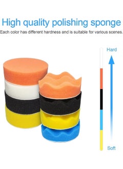 Gopinath Autolink Gopinath Autolink Polishing Pads Sponge and Woolen Polishing Waxing Pads Kits3Inch Buffing Pad11 PCS Polishing Pads Kit Car Foam for Sanding and Polishing  - Image 3