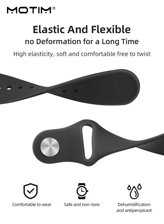 Motim 3Pcs Silicone Watchband For Huawei Band 8/9/10, Silicone Replacement Strap  - Image 4