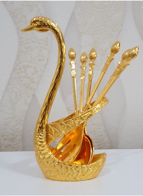 Ornament Cutlery Swan Shaped Spoon & Forks Set