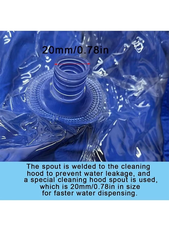 Air Conditioning Cleaning Cover,Split Air Conditioner Cleaning Cover,Wall Mounted AC Service Bag Large Size,For 1P-1.5P Wall Mounted AC,Blue - Image 4