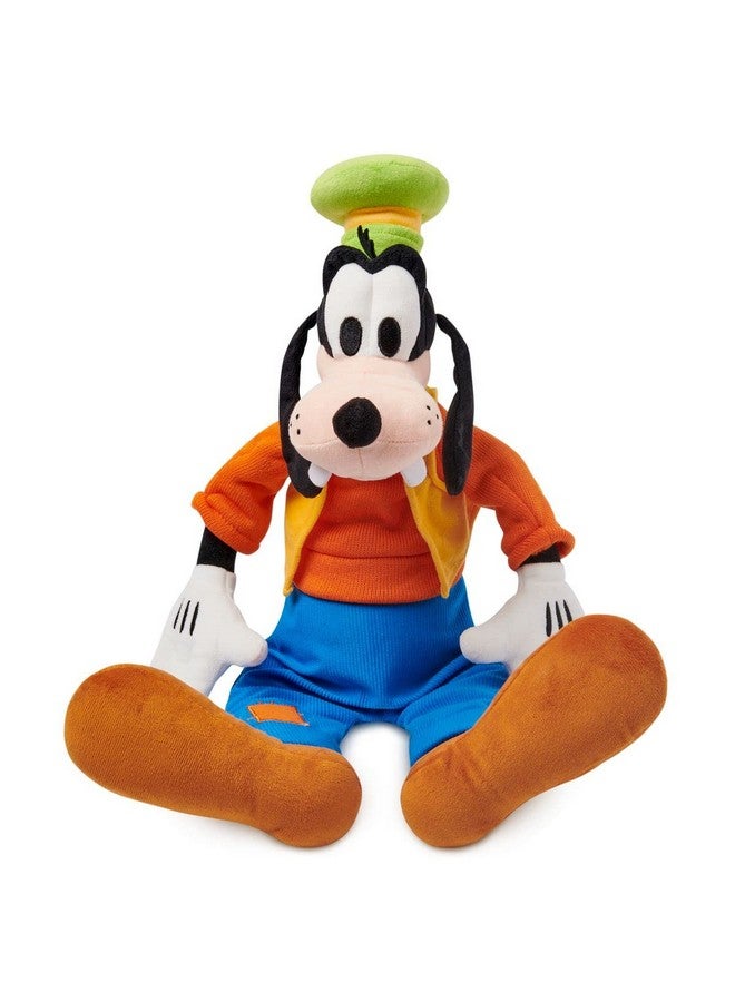 Disney store Disney Store Official Goofy Medium Soft Toy for Kids, Cuddly Character with Fuzzy Texture and Embroidered Details, Patched Trousers and Felt Teeth,Disney Plushy Suitable for All Ages.  - Image 3