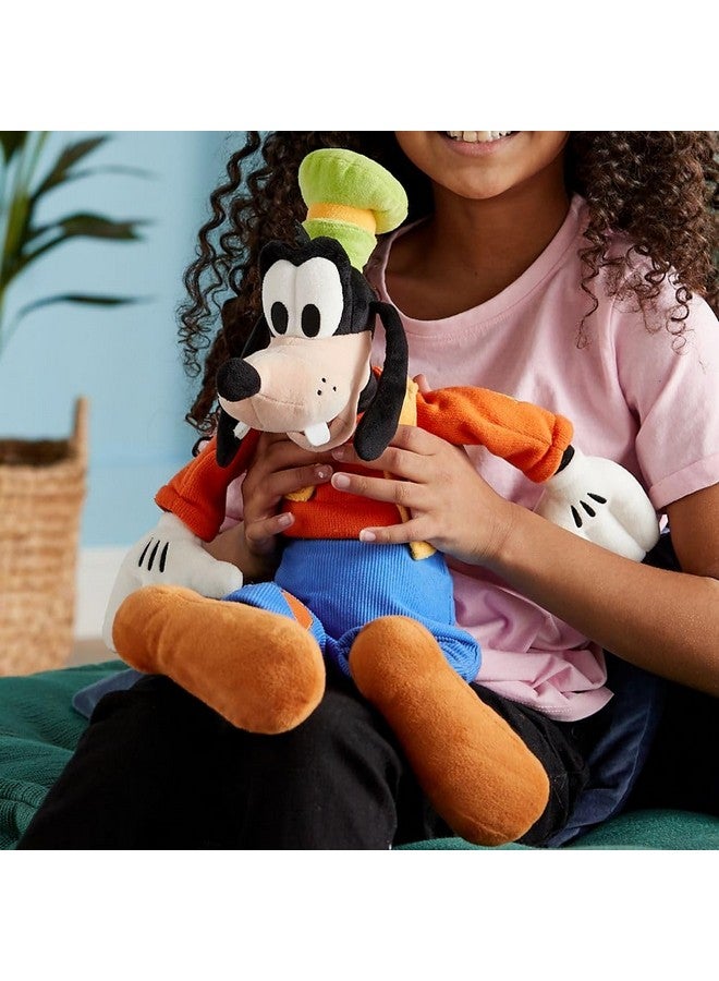 Disney store Disney Store Official Goofy Medium Soft Toy for Kids, Cuddly Character with Fuzzy Texture and Embroidered Details, Patched Trousers and Felt Teeth,Disney Plushy Suitable for All Ages.  - Image 2