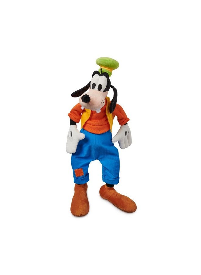 Disney store Disney Store Official Goofy Medium Soft Toy for Kids, Cuddly Character with Fuzzy Texture and Embroidered Details, Patched Trousers and Felt Teeth,Disney Plushy Suitable for All Ages.  - Image 1