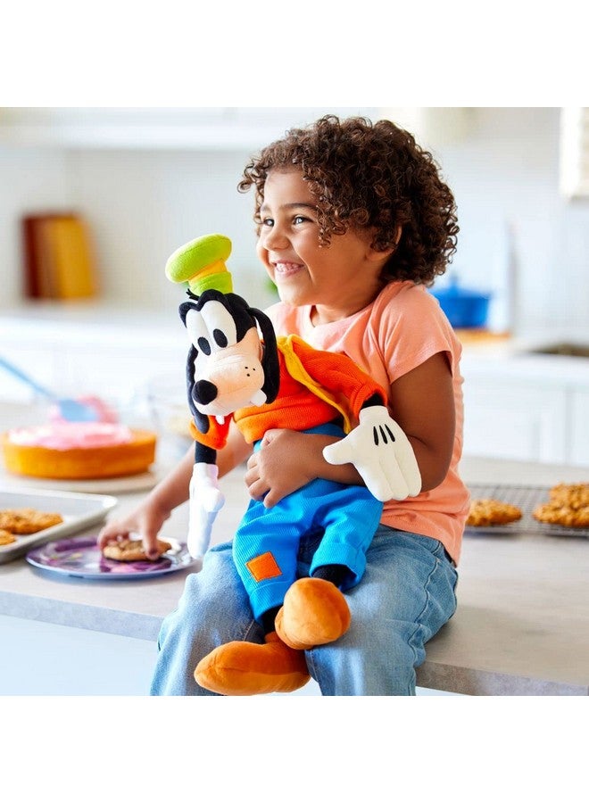Disney store Disney Store Official Goofy Medium Soft Toy for Kids, Cuddly Character with Fuzzy Texture and Embroidered Details, Patched Trousers and Felt Teeth,Disney Plushy Suitable for All Ages.  - Image 4