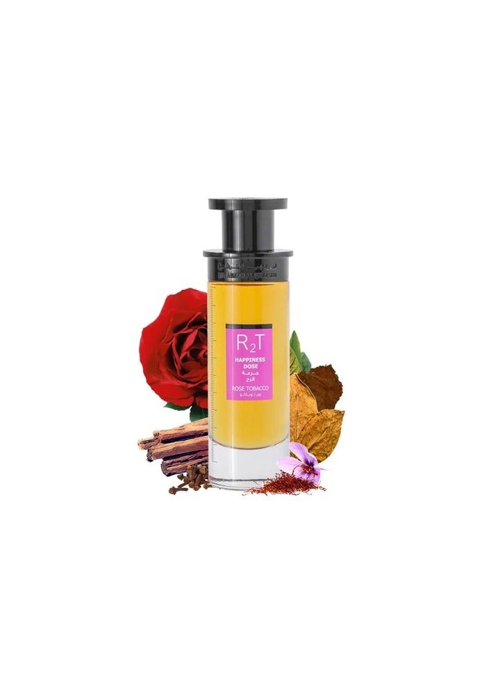 IBRAHEEM AL.QURESHI Farah Dose Rose Tobacco Perfume For Unisex - 75 Ml - Image 4