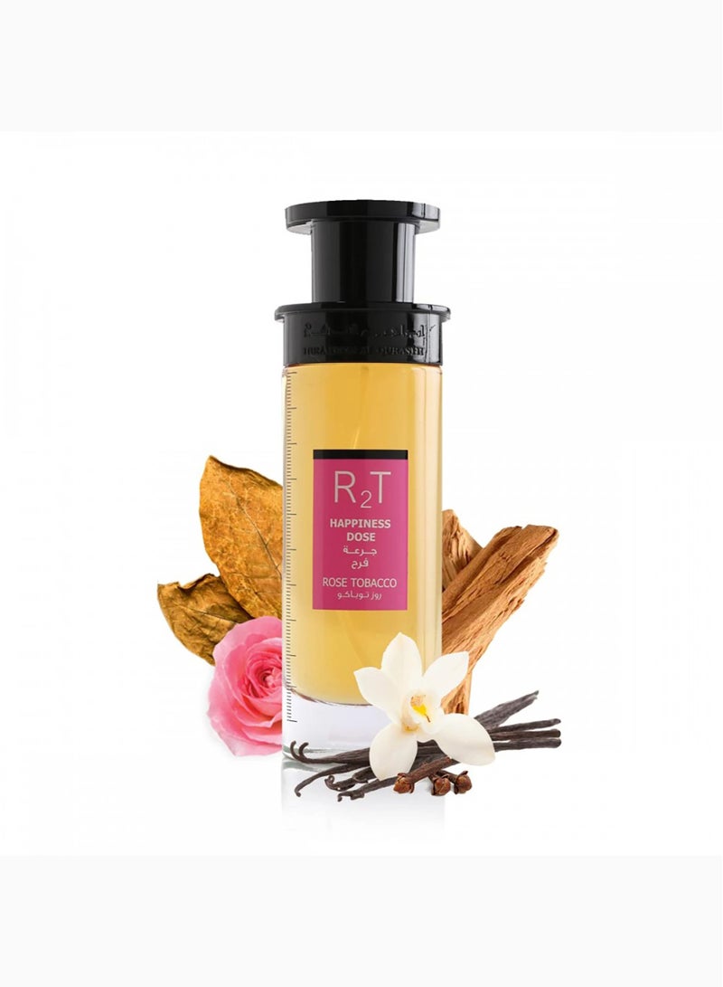 IBRAHEEM AL.QURESHI Farah Dose Rose Tobacco Perfume For Unisex - 75 Ml - Image 2