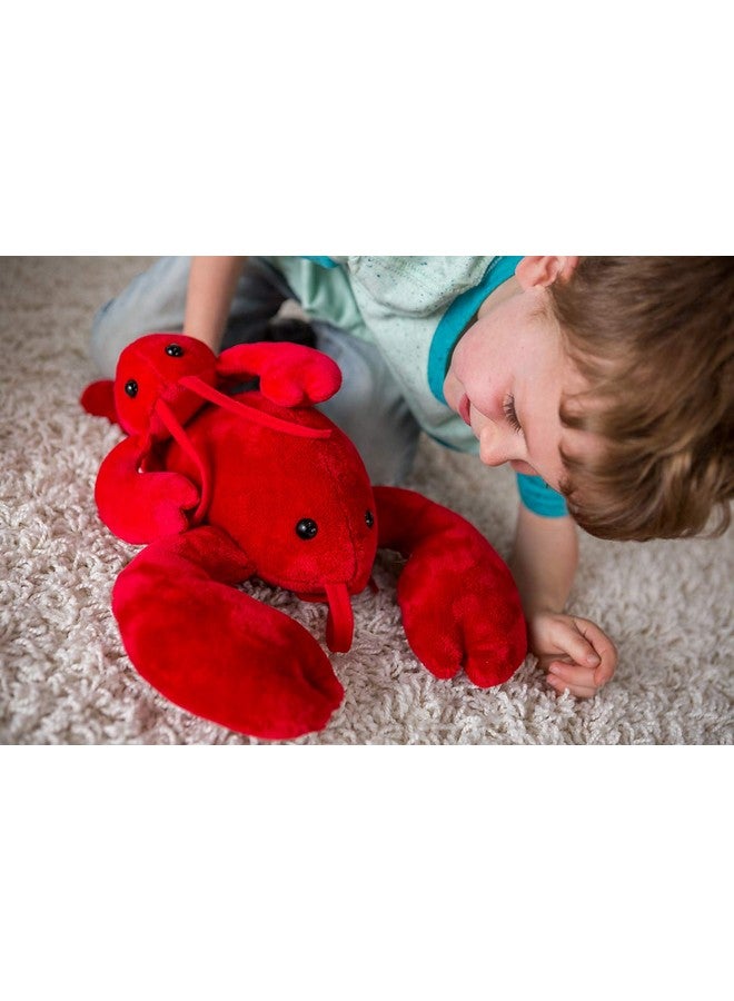 Mary Meyer Stuffed Animal Soft Toy, Lobbie Lobster, 10-Inches, Red , Black - Image 3