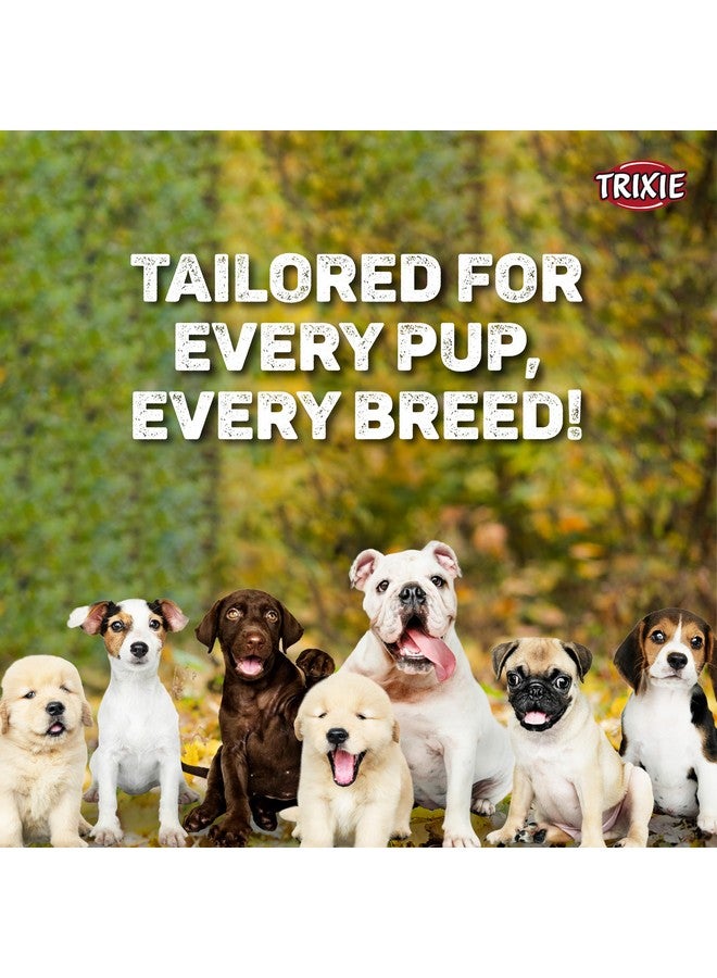 تريكسي سلسلة كلاسيكية للكلاب من النايلون قابلة للتعديل مع خطافات من الفولاذ المقاوم للصدأ وحلقة مبطنة توفر قبضة مريحة - (4-6 أقدام/15 مم، مقاس XS-S) أسود (عبوة من 4 قطع) - Image 5