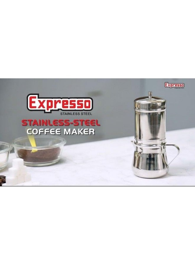 Expresso Stainless Steel South Indian Filter Coffee Maker, Tea Pot/Coffee Kettle (200 Ml) - Image 4