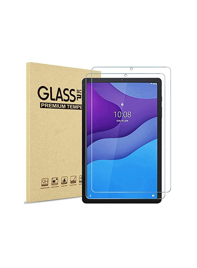 Procases [2 Pack] Screen Protector for Lenovo Tab M10 HD 2nd Gen (TB-X306X) / Smart Tab M10 HD 2nd Gen (TB-X306F) 10.1 Inch 2020 Release, Tempered Glass Screen Film Guard Screen Protector –Clear - Image 2