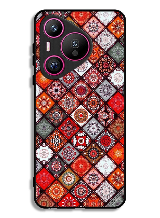 Covernex Huawei Pura 70 Protective Case Cover Mandala Design Art - Image 1