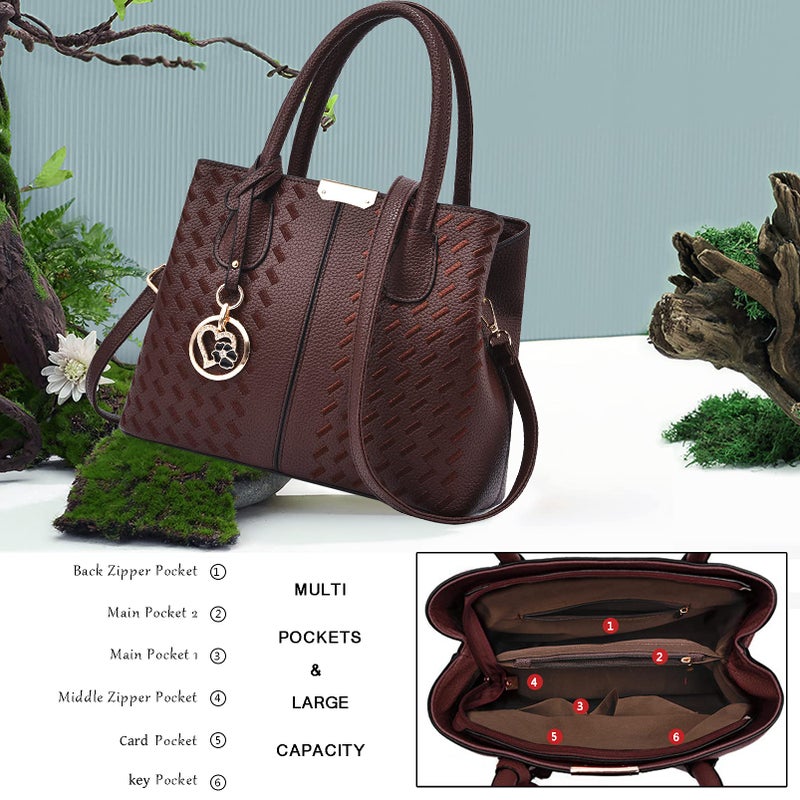 COCIFER Women Top Handle Purses and Handbags Designer Satchel Shoulder Bag Tote Bags - Image 5