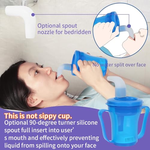 Ehucon Dysphagia Regulating Drinking Cup for Swallowing and Disorders People,Dispenses 5cc or 10cc of Liquid Each Time,No Thickener is Used.Helps to Prevent Choking - Image 3