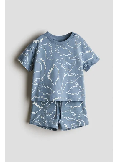 اتش اند ام طقم قطن قطعتين